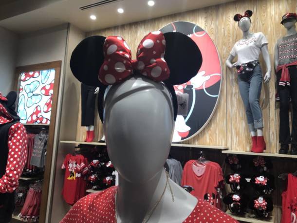 Disney Parks Autumn Desert Suede Faux Leather Minnie Ears Headband