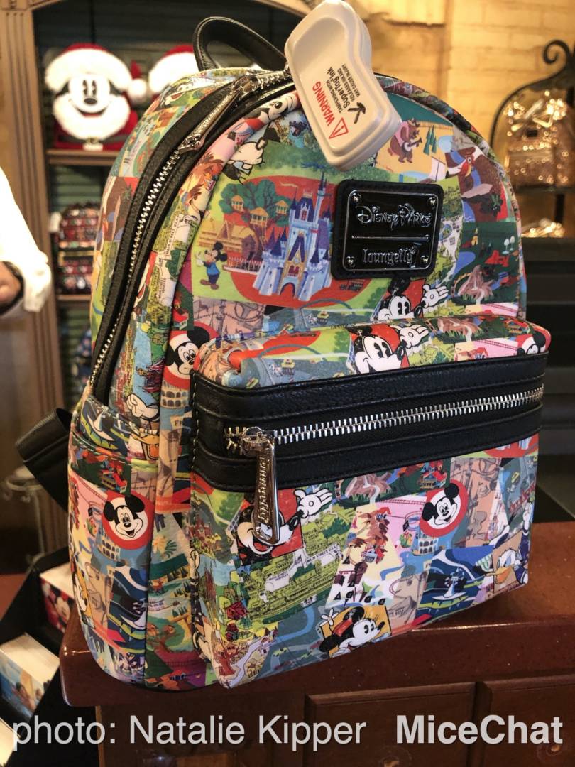 Disneylanddesignerbagsloungeflyparksmapcollagebackpack MiceChat