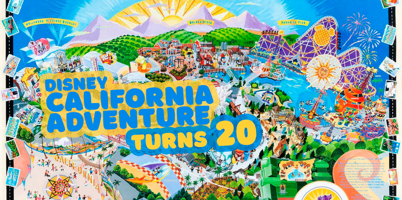 Theme Park Brochures Disney's California Adventure Map 2003