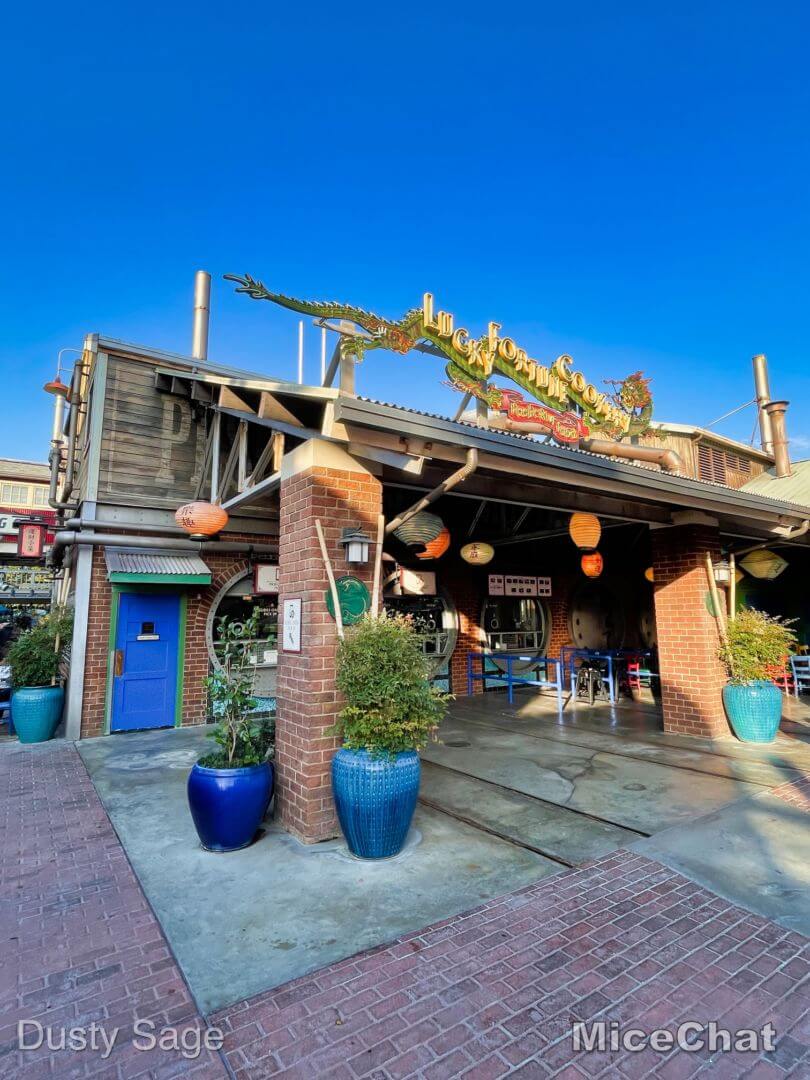 Disney California Adventure Food Lucky Fortune Cookery Opening windows