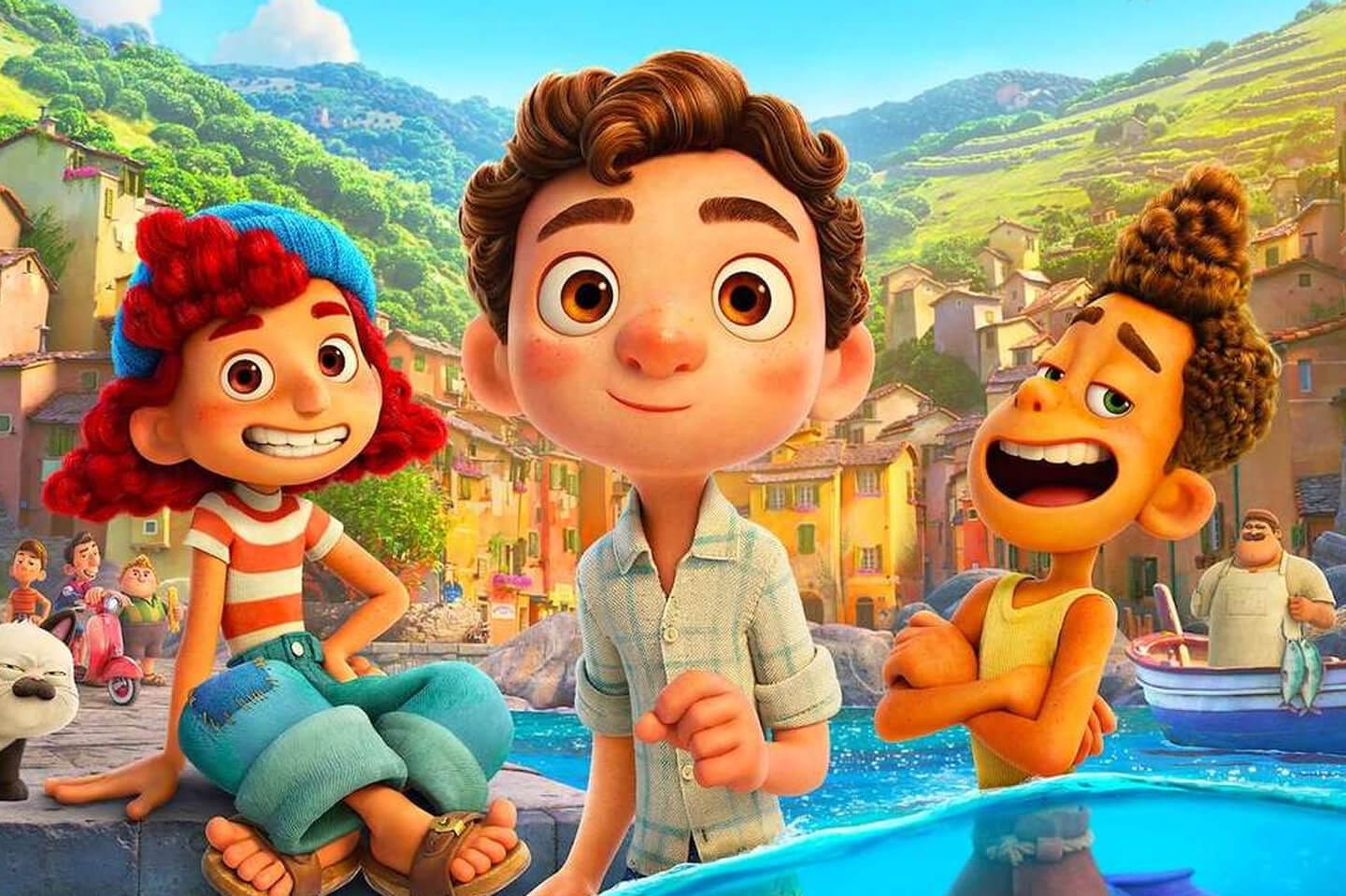 Disney Pixar Luca Swim Trunks for Kids 