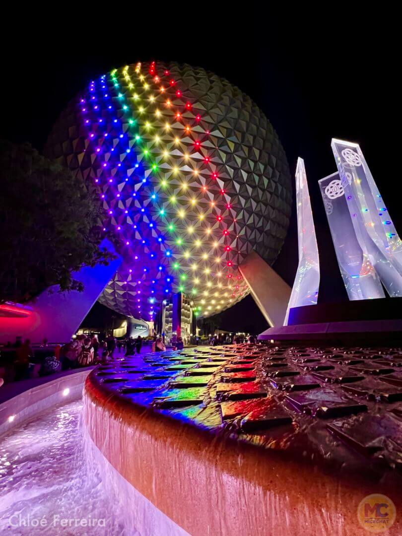 Photo_1EPCOT Points of Light Beacon of Magic Rainbow Connection Spaceship  Earth - MiceChat