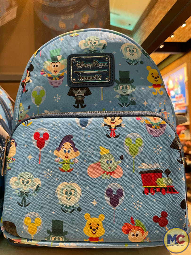 Disney Loungefly Disney Parks Chibi Icons & Attractions Mini Backpack - NWT