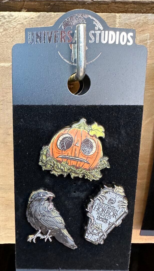 Halloween Horror Nights merchandise pins - MiceChat