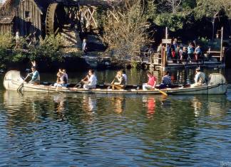 Indian War Canoes at Disneyland