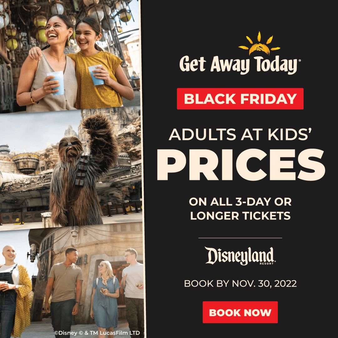 HERE WE GO! Disneyland & Theme Park Black Friday Ticket Deals